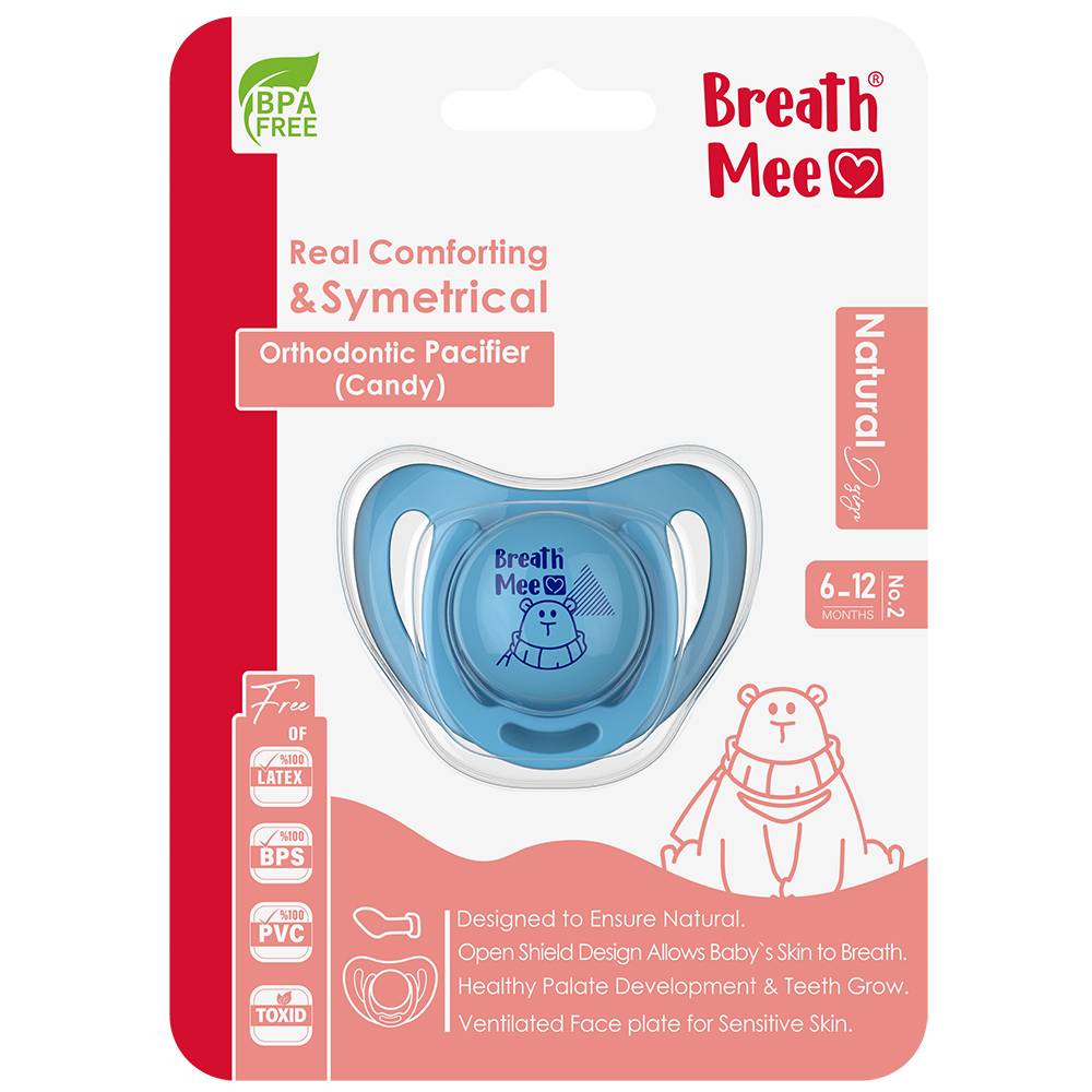 Breath-Mee-♥-Vac-Pestoonak-Candy-2.jpg پستانک ارتودنسی کد ST11 سایز ۲ برث می - Image 1